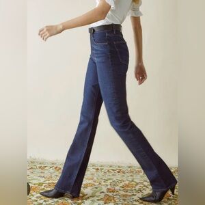 NEW Reformation Peyton High Rise Bootcut Jeans - Color: Aegean - Size: 25